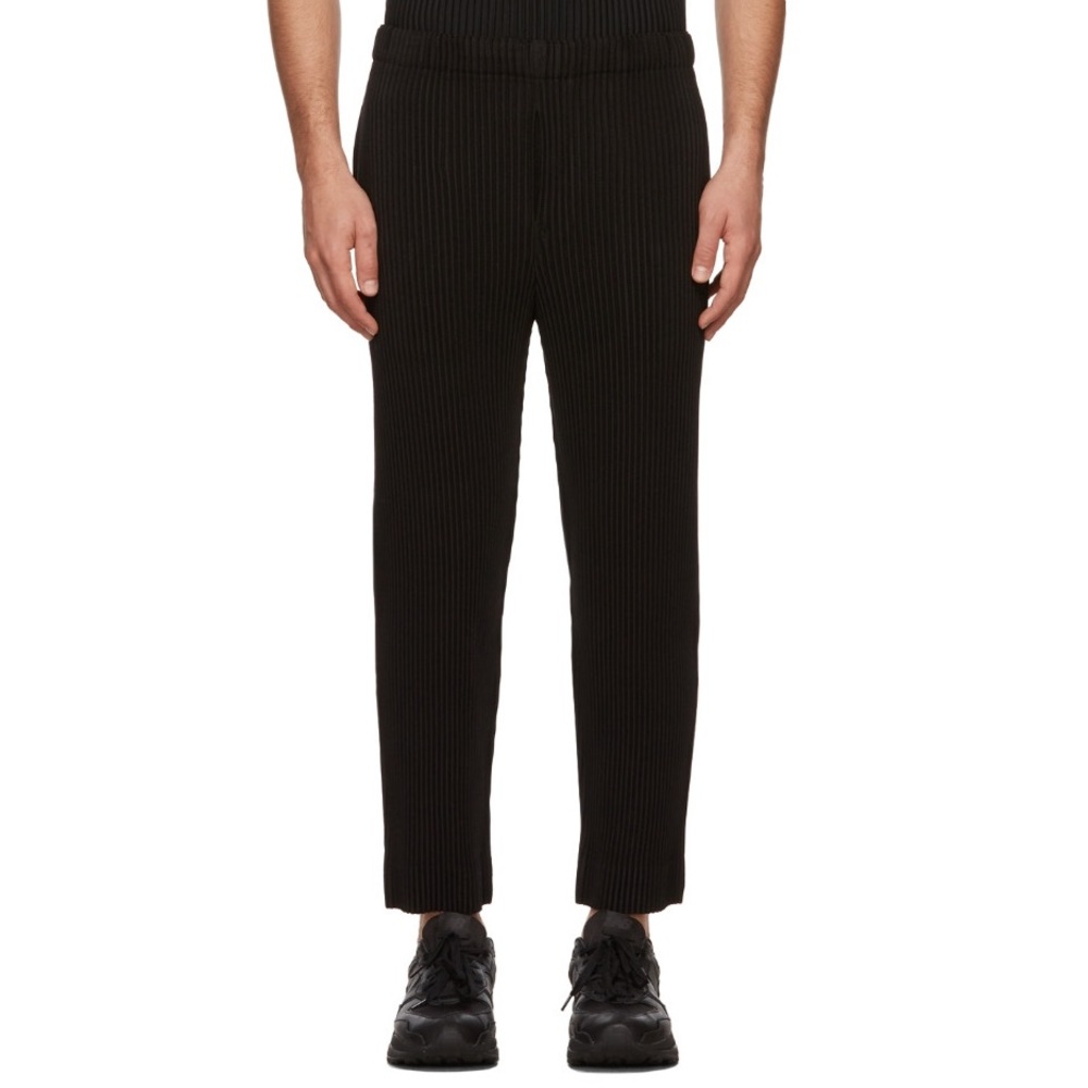Homme Plisse Issey Miyake Black Pleat Pants